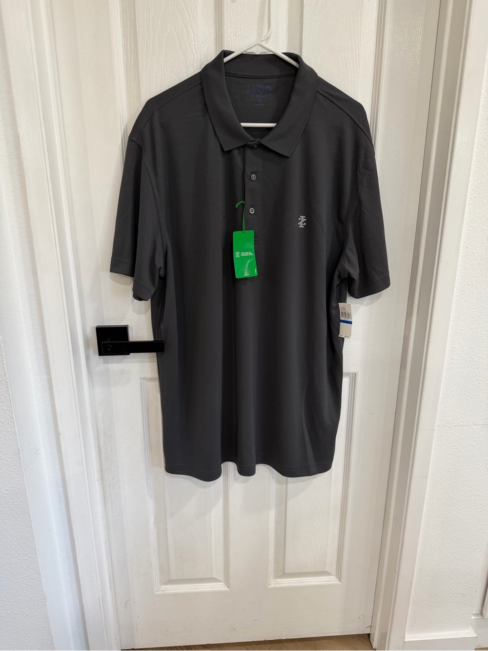 NWT IZOD Golf Men’s XL Asphalt Performance Polo Shirt UPF 15
